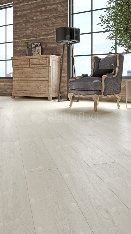 Кварцвинил Alpine Floor Изящная классика (Classic Light) Еco 134-77 Дуб Арктик