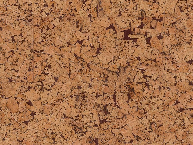 Настенное клеевое пробковое покрытие Wicanders Dekwall RY75001 Hawai Brown