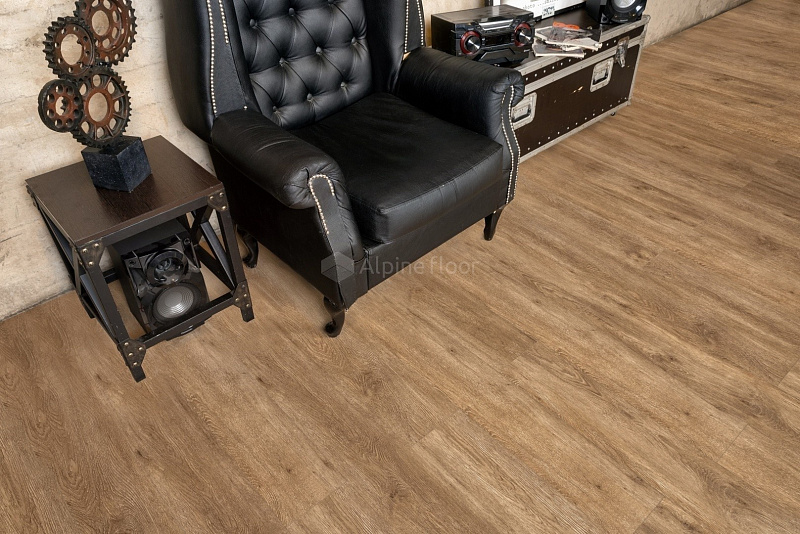Кварцвинил Alpine Floor Гранд Секвойя 3,5 мм (Grand Sequoia Light) Eco 11-1001 Макадамия
