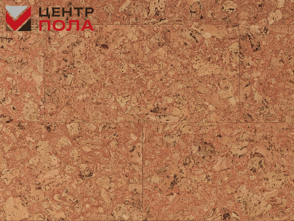 Настенное клеевое пробковое покрытие Wicanders Dekwall RY39002 Tenerife Red