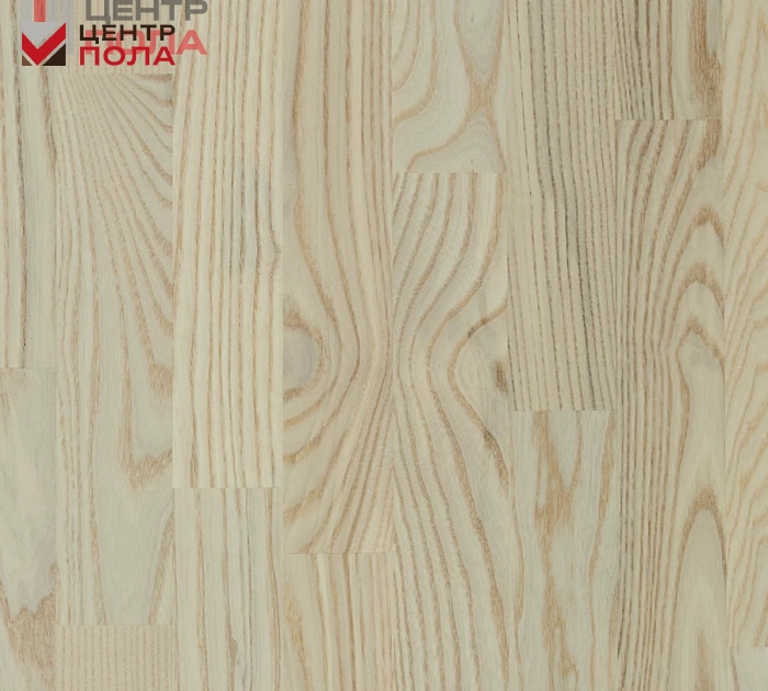 Паркетная доска Polarwood Classic Ясень Уют Белый Матовый Лак 3П