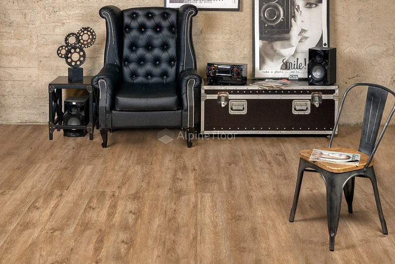 Кварцвинил Alpine Floor Гранд Секвойя 3,5 мм (Grand Sequoia Light) Eco 11-1001 Макадамия