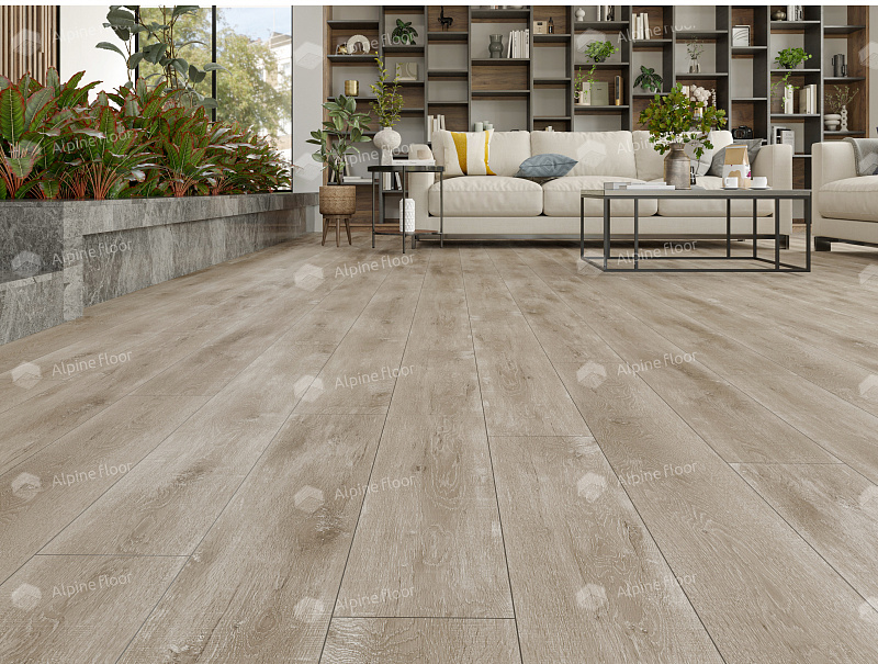 Кварцвинил Alpine Floor Ультра (Ultra) Еco 5-17 Дуб Медовый